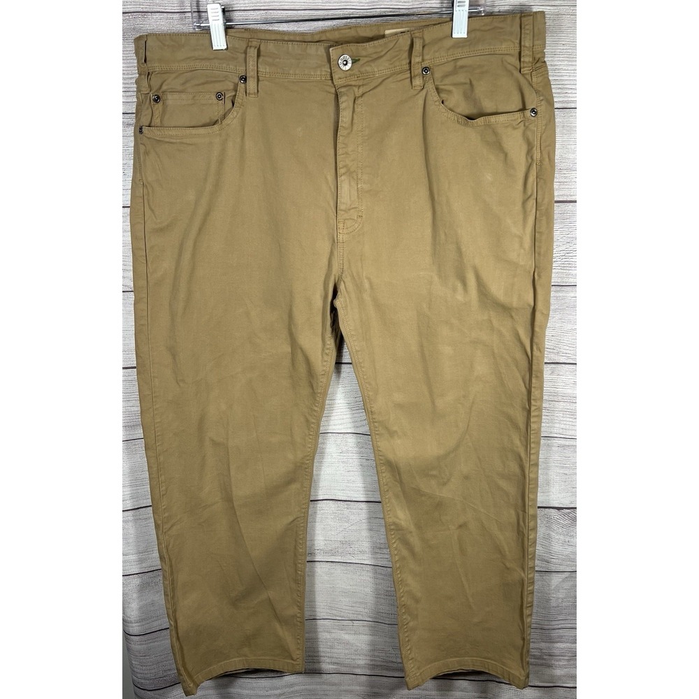 Orvis 1856 Five Pocket Corduroy Men's  40x30 Tan Stretch Casual Preppy